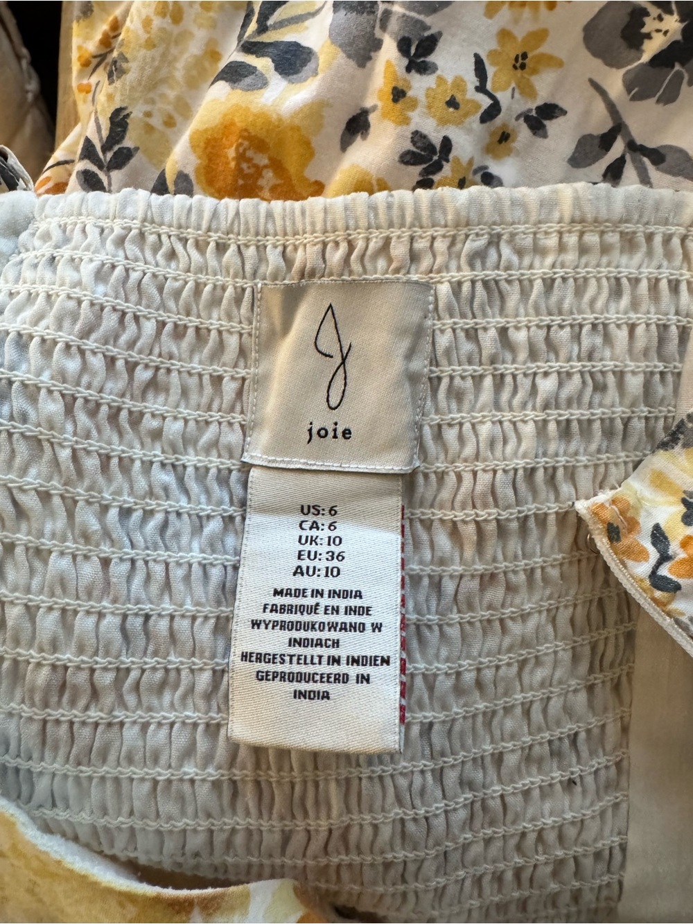 Joie Yellow Floral Maxi Dress - Picture 8 of 8